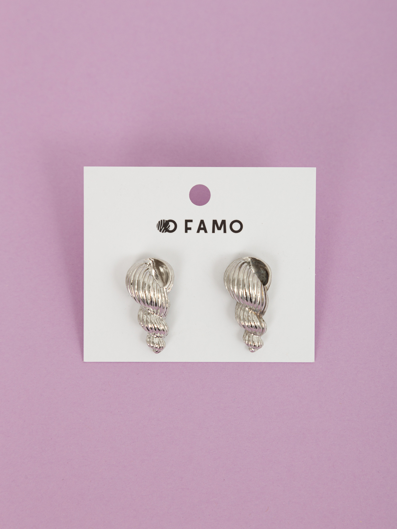 Серьги-гвоздики Famo модель SER-UZG-751_02 Фото