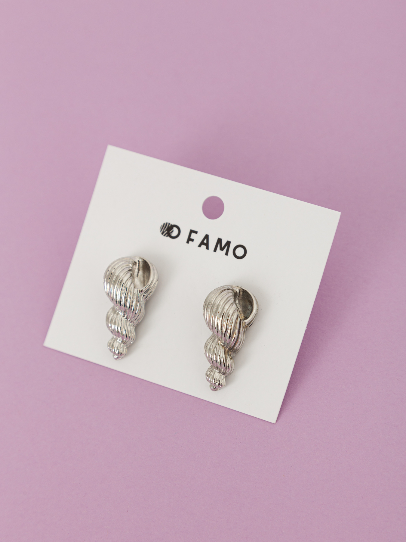 Серьги-гвоздики Famo модель SER-UZG-751_02 Фото