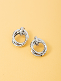 Серьги-кольца Famo модель SER-UZG-763_02 Фото