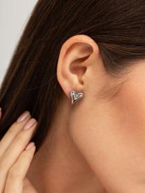 Серьги-гвоздики Famo модель SER-17_02 Фото