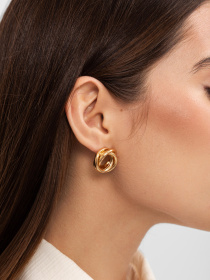 Серьги-гвоздики Famo модель SER-37_01 Фото