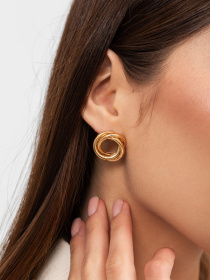 Серьги-гвоздики Famo модель SER-37_01 Фото