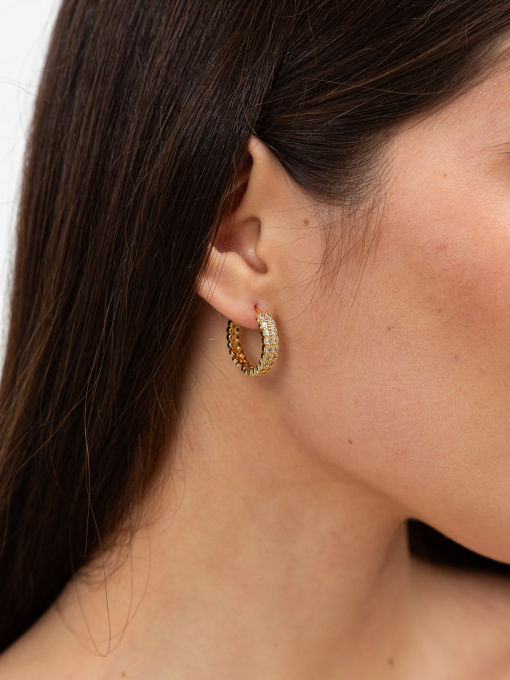 Серьги-кольца Famo модель SER-12391_01 Фото