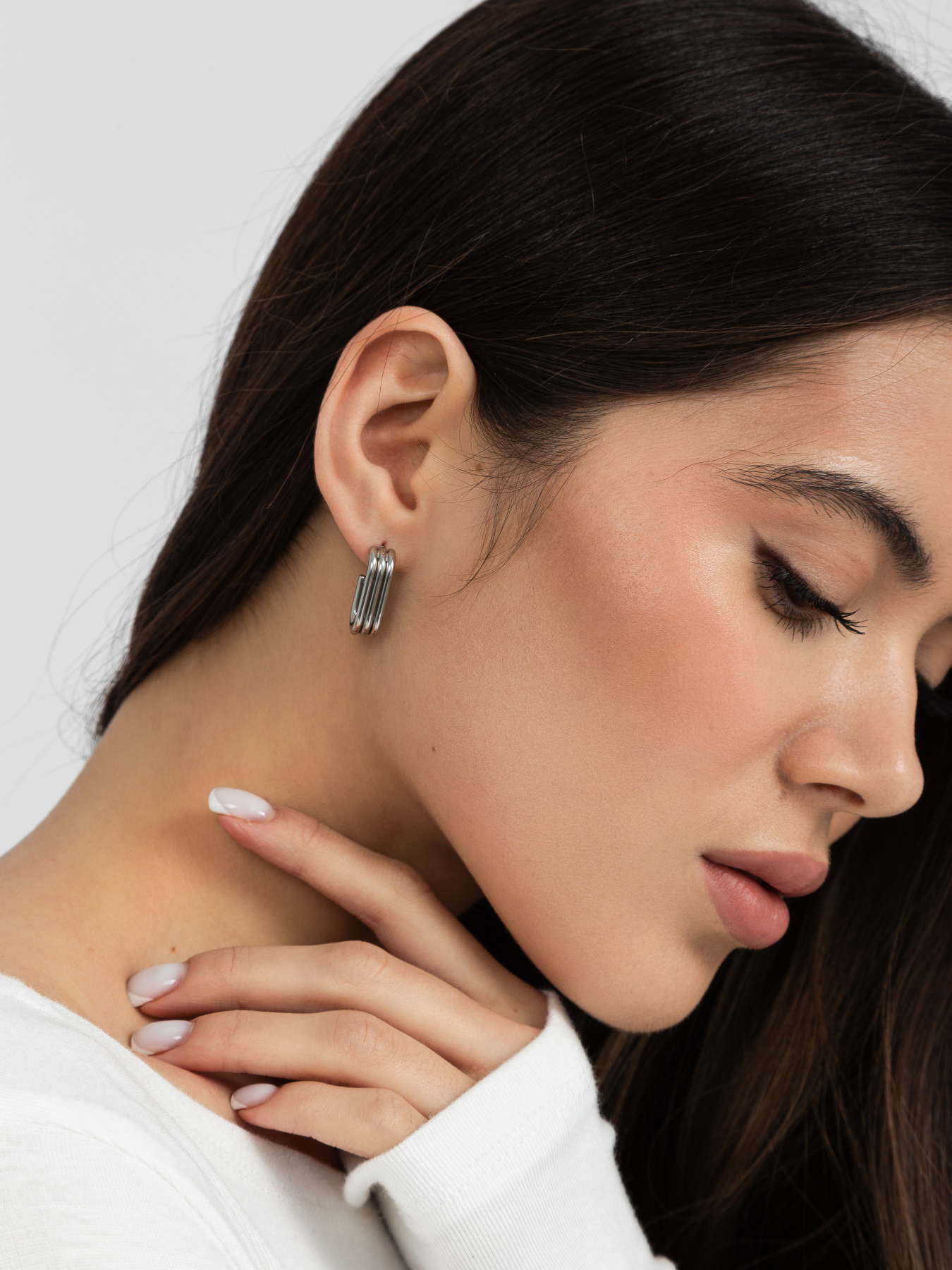 Серьги-кольца Famo модель SER-13078_01 Фото