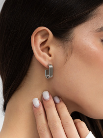 Серьги-кольца Famo модель SER-13078_01 Фото