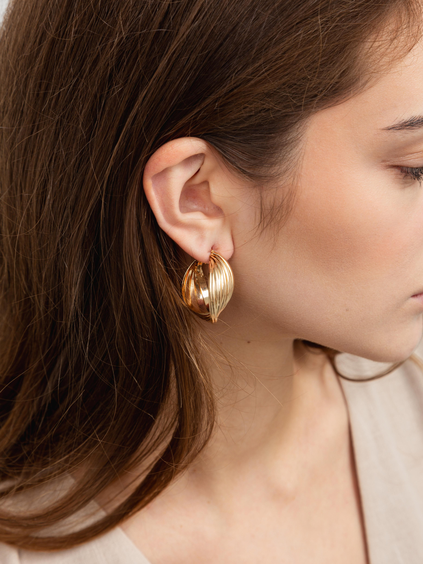 Серьги-кольца Famo модель SER-91_01 Фото