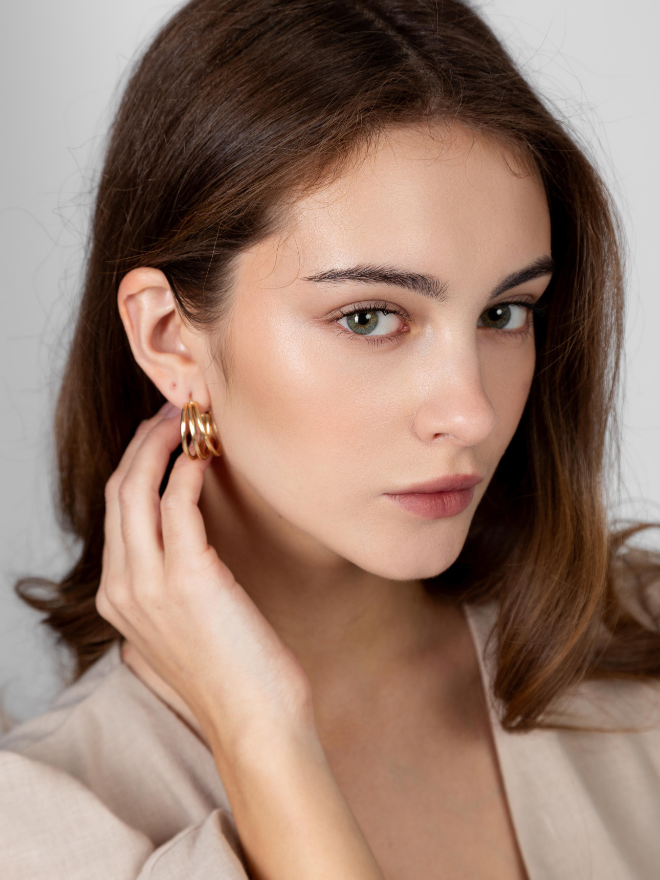 Серьги-кольца Famo модель SER-96_01 Фото