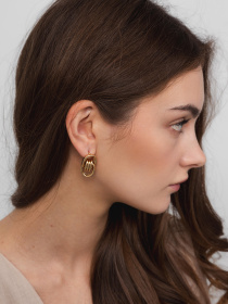 Серьги-кольца Famo модель SER-94_01 Фото