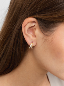 Серьги-кольца Famo модель SER-12858_01 Фото