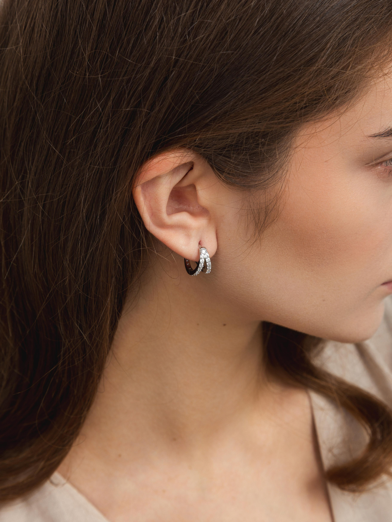 Серьги-кольца Famo модель SER-12858_02 Фото