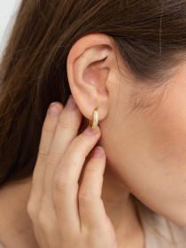 Серьги-кольца Famo модель SER-12967_02 Фото