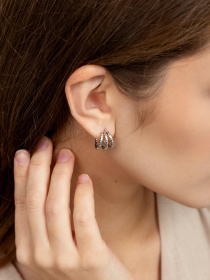 Серьги-кольца Famo модель SER-13152_01 Фото