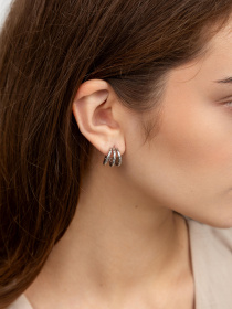 Серьги-кольца Famo модель SER-13152_01 Фото