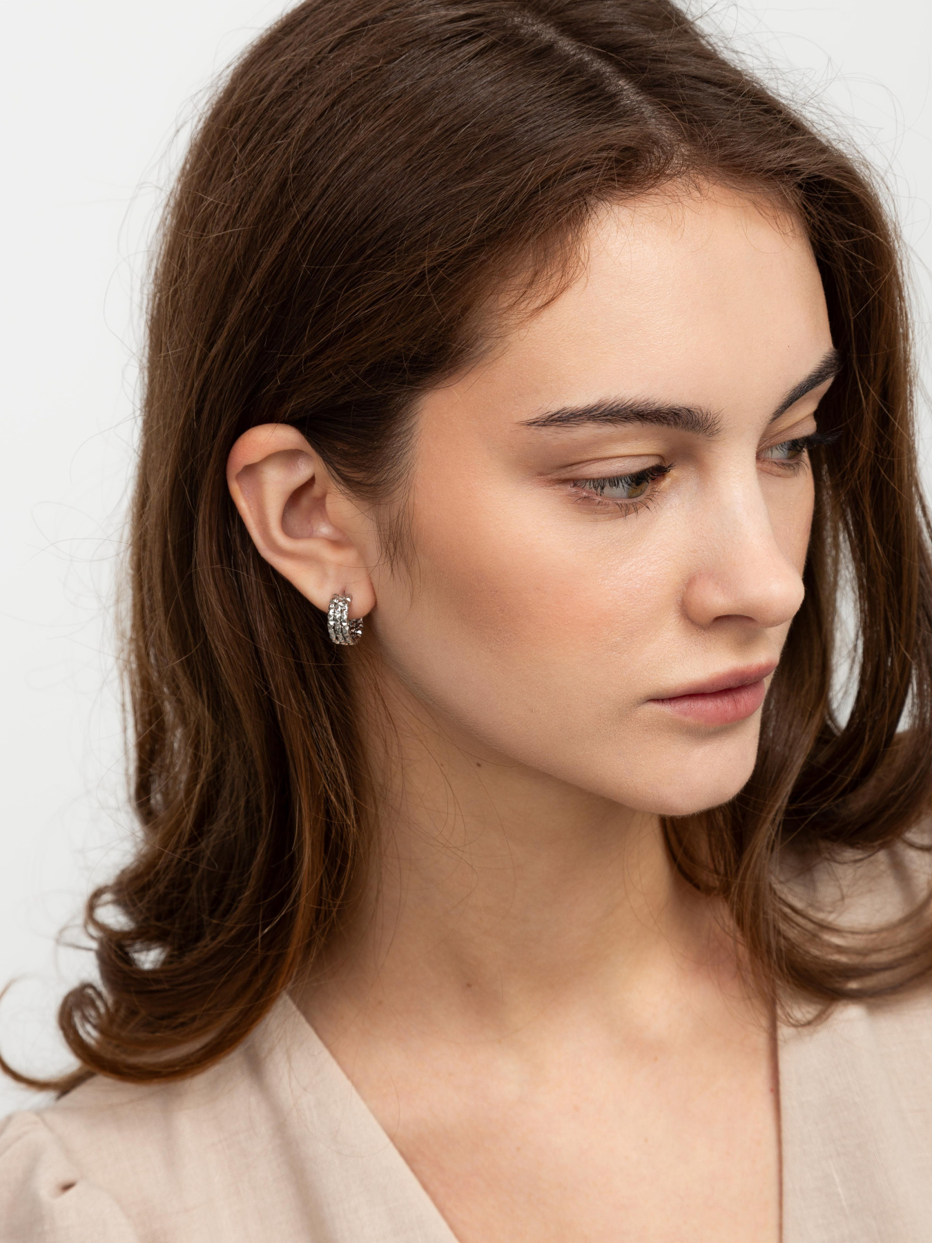 Серьги-кольца Famo модель SER-13155_01 Фото