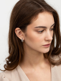 Серьги-кольца Famo модель SER-13155_01 Фото