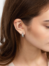 Серьги-кольца Famo модель SER-13155_01 Фото