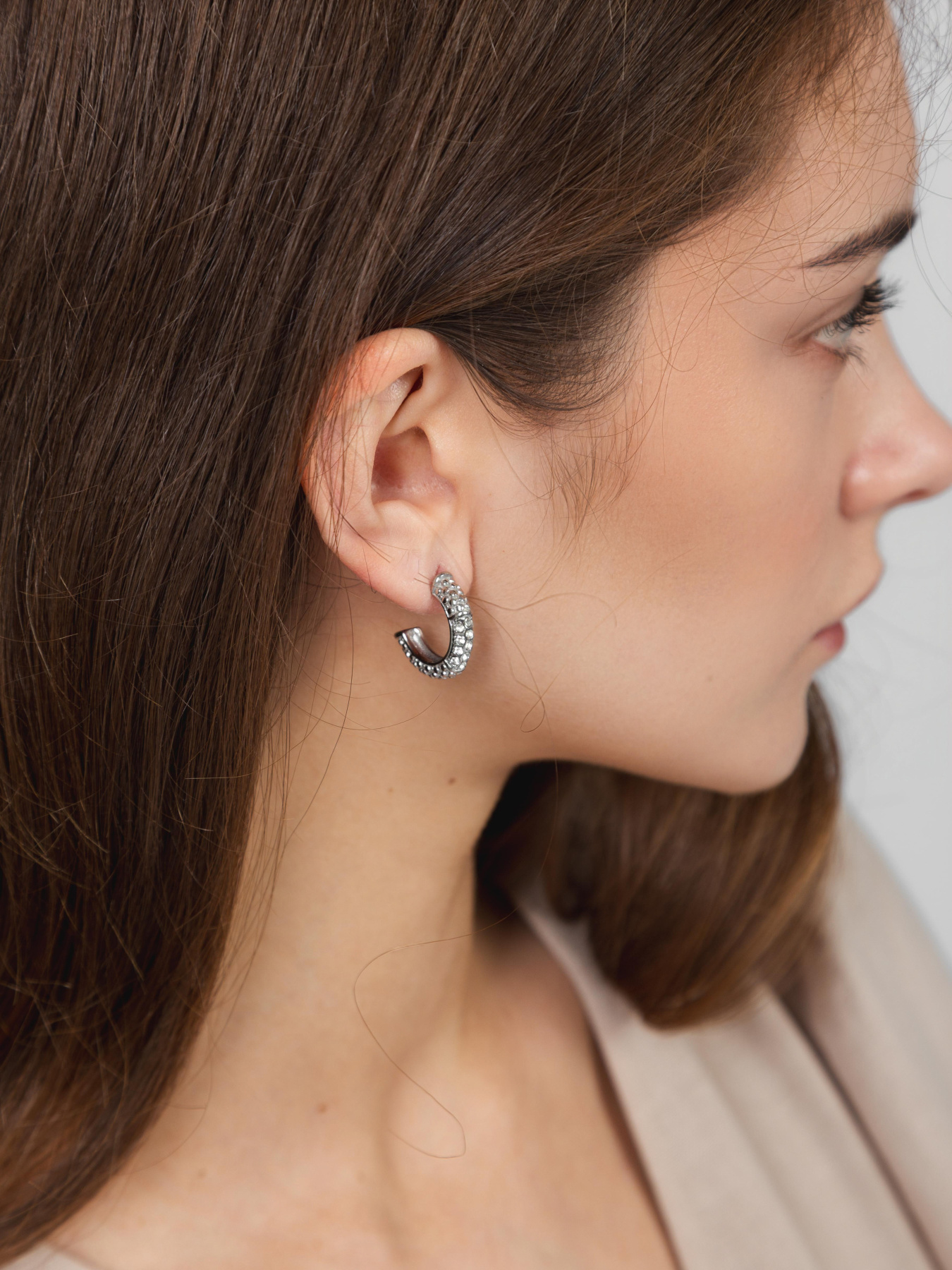 Серьги-кольца Famo модель SER-13123_01 Фото