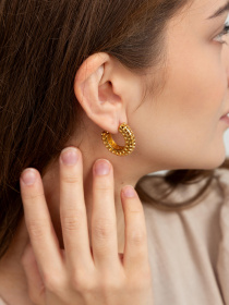 Серьги-кольца Famo модель SER-13103_02 Фото