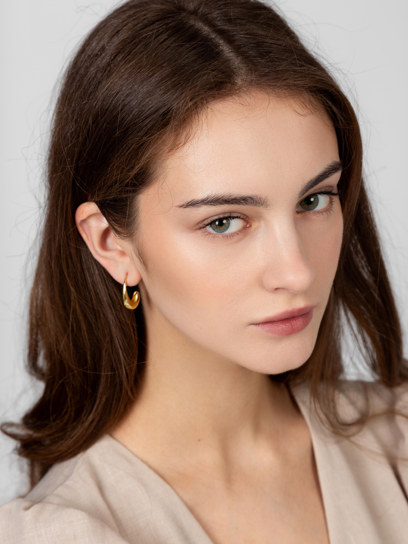 Серьги-кольца Famo модель SER-12901_01 Фото