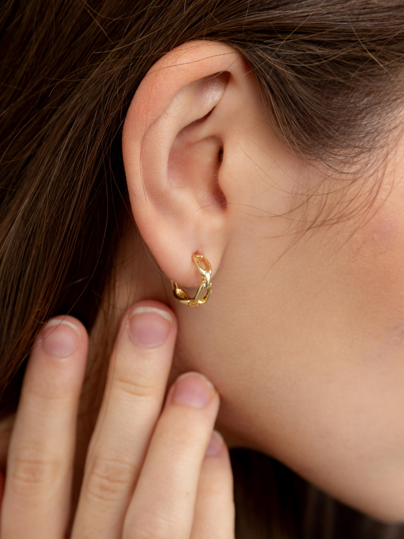 Серьги-кольца Famo модель SER-12384_01 Фото