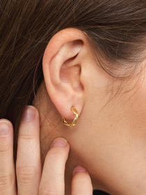 Серьги-кольца Famo модель SER-12384_01 Фото