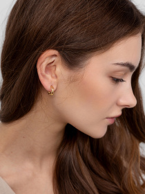 Серьги-кольца Famo модель SER-12384_01 Фото