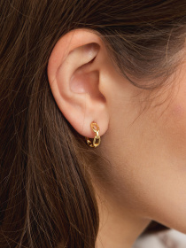 Серьги-кольца Famo модель SER-12384_01 Фото