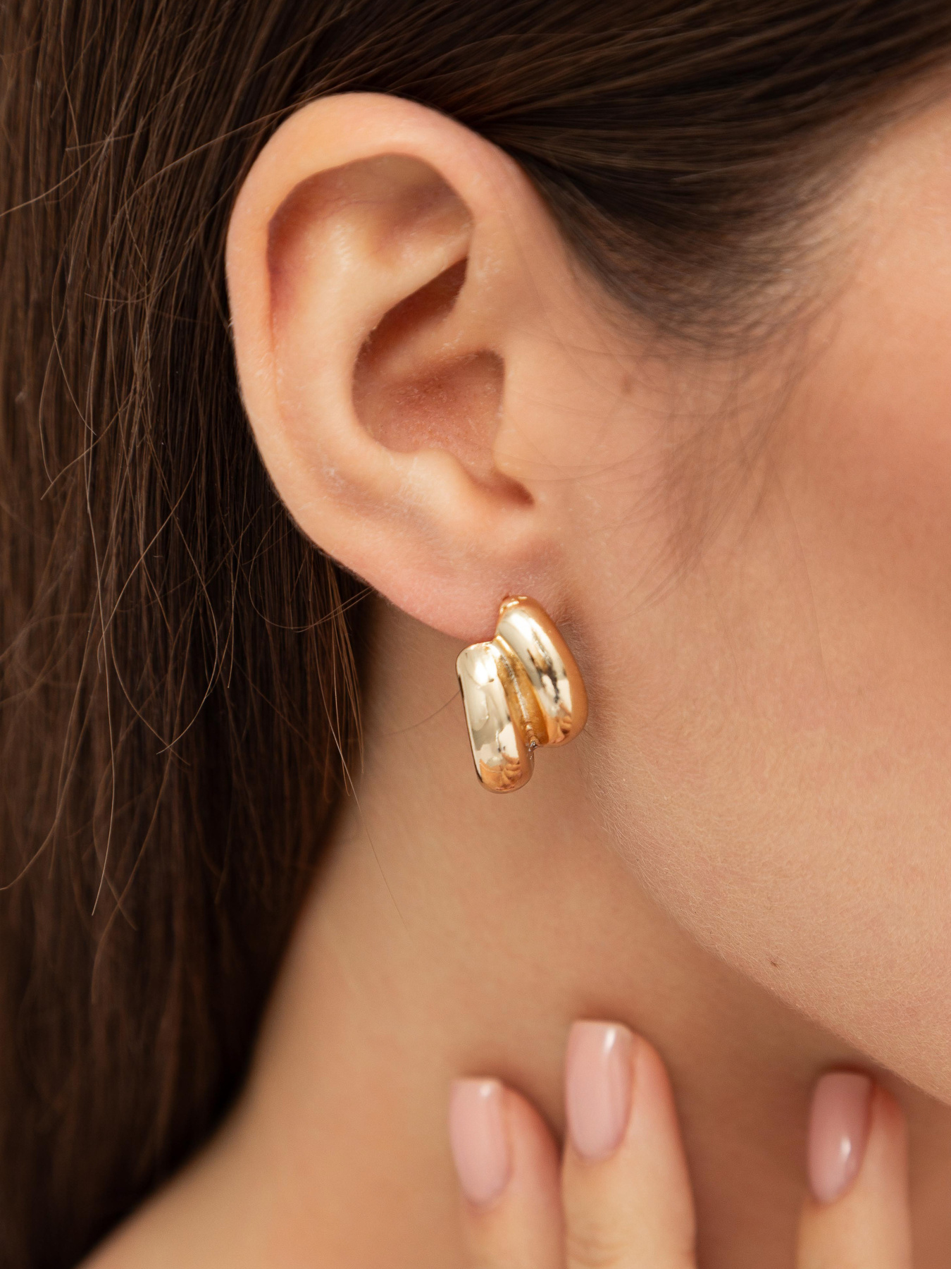 Серьги-кольца Famo модель SER-227_02 Фото