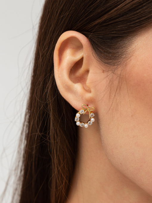 Серьги-гвоздики Famo модель SER-232_01 Фото