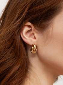 Серьги-кольца Famo модель SER-239_01 Фото