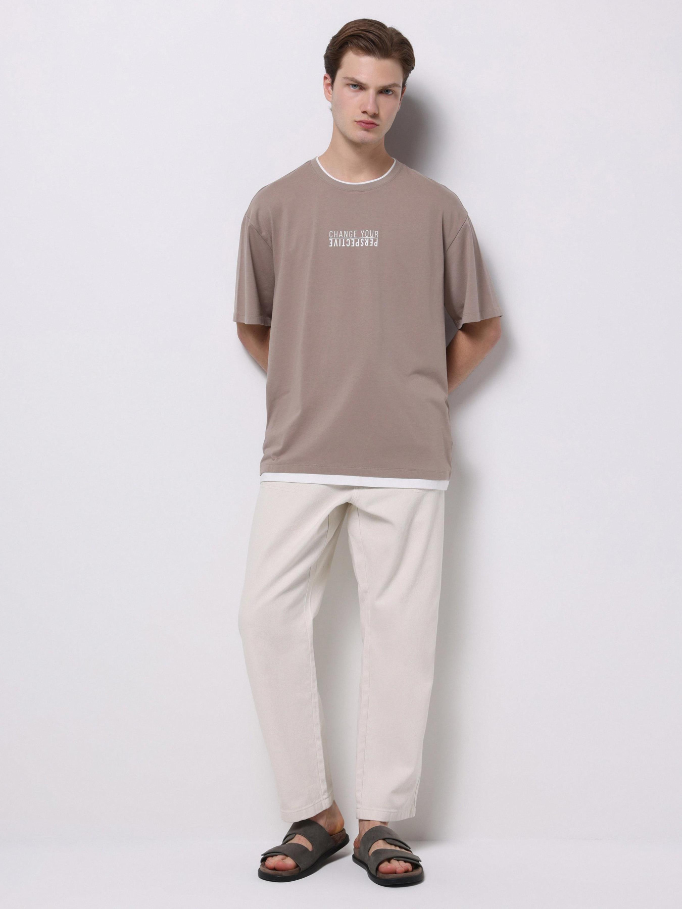 Футболки и поло Colin’s модель CL1073989_Q1.V1_BEI Фото