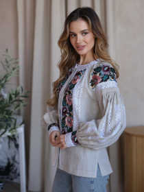 Вышитая рубашка Golden Trinity модель MALVY01 Фото