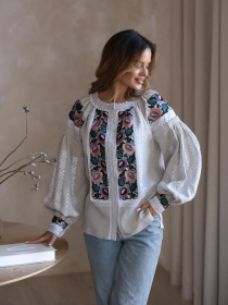 Вышитая рубашка Golden Trinity модель MALVY01 Фото