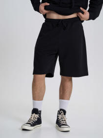 Повсякденні шорти Роза модель 240626_black Фото