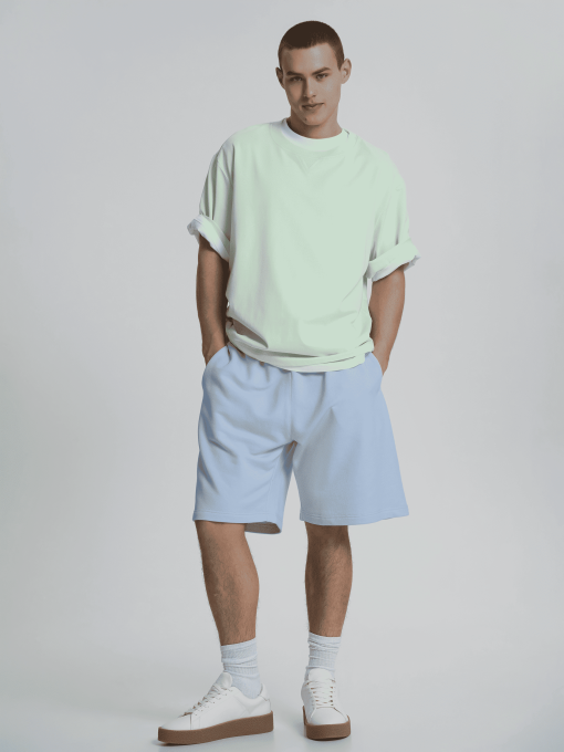 Шорты Роза модель 240626_gray_blue Фото