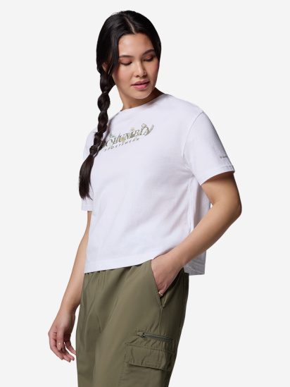 Футболка Columbia Rolling Bend™ Graphic Relaxed Crop SS модель 2119991CLB-100 — фото - INTERTOP