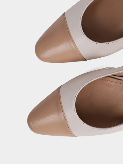 Жіночі туфлі Attizzare шкіряні рисового кольору модель TG239121-192 — фото 5 - INTERTOP