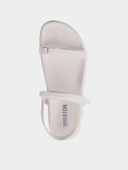 Женские сандалии MIRATON кожаные рисового цвета модель 202-3106-1-2G — фото - INTERTOP