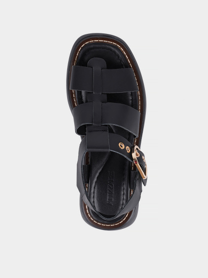 Жіночі сандалі Attizzare шкіряні чорні модель 253 25102 — фото - INTERTOP