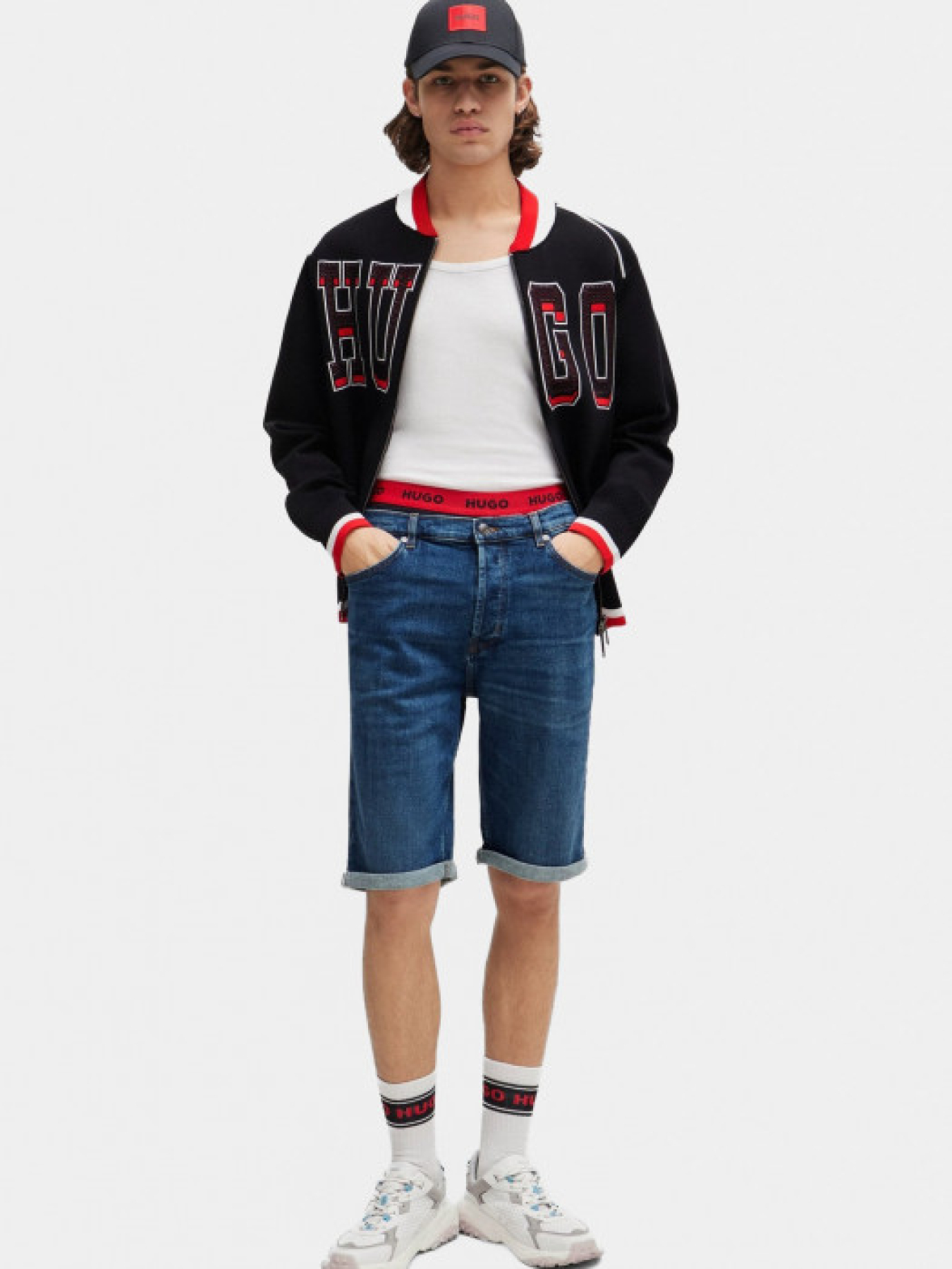 Шорты джинсовые HUGO модель 4632 Фото