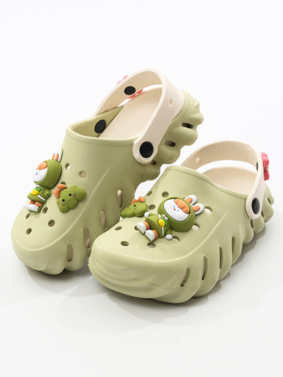 Крокси жіночі Зелений LUMO (277785) модель 480066543201974 — фото 4 - INTERTOP