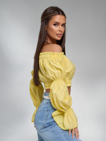 Топ ISSA Plus модель SA-615_желтый Фото