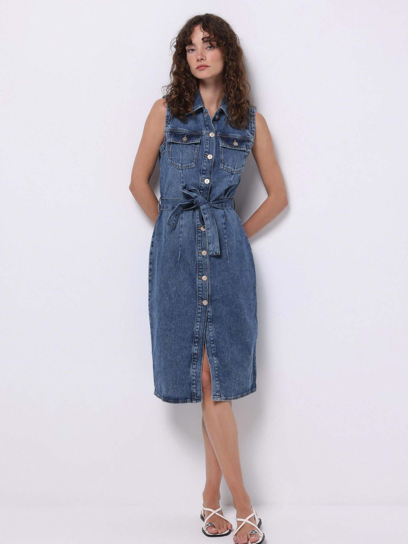 Платье миди Colin’s модель CL1075180_Q1.V1_DN43468 Фото