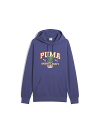 Синий - Худи PUMA Wardrobe Ess Graphic Hoodie