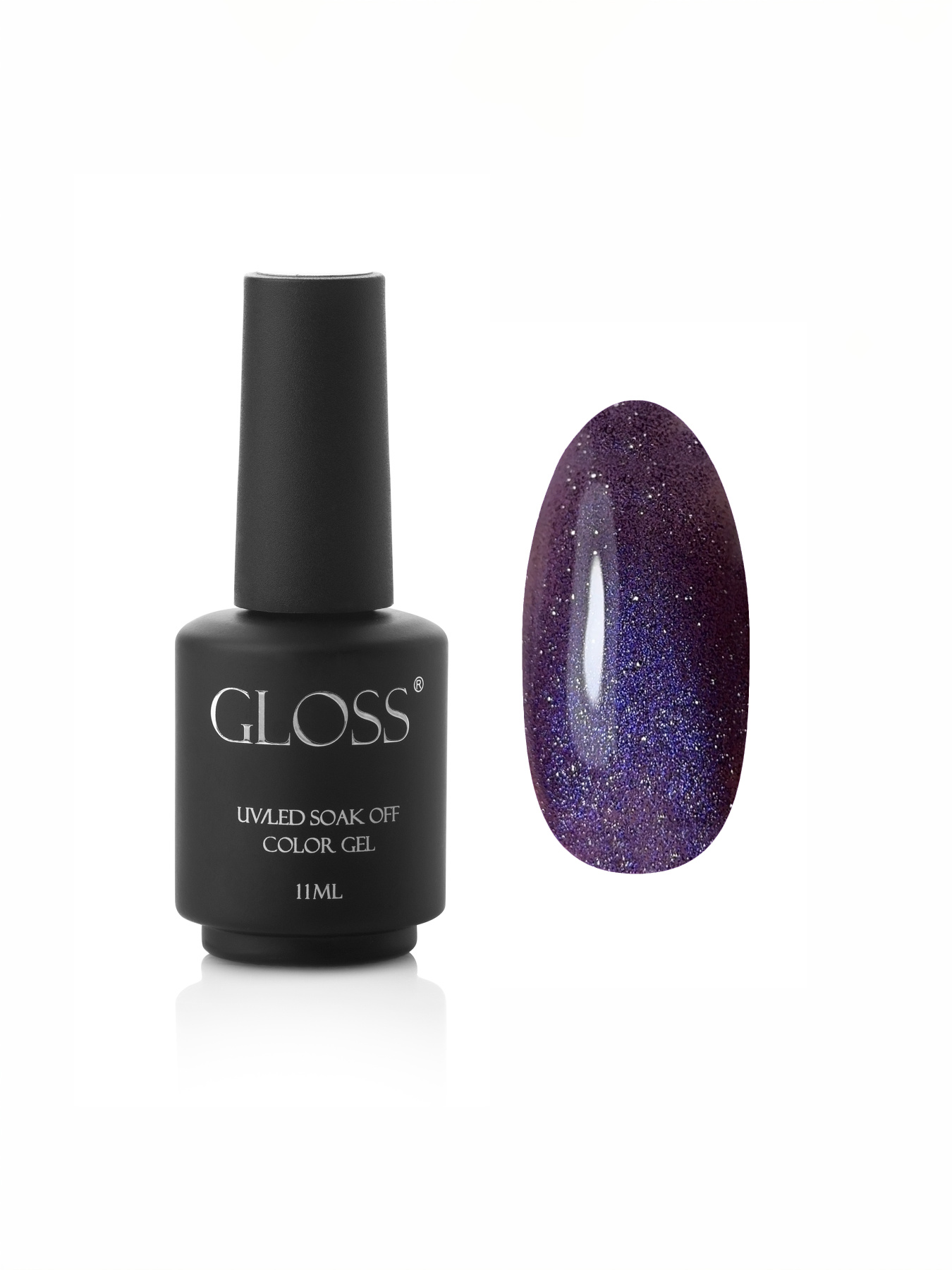 Гель-лак кошачий глаз Cat eye 10, фиолетовый GLOSS COMPANY модель 4823271407264 Фото
