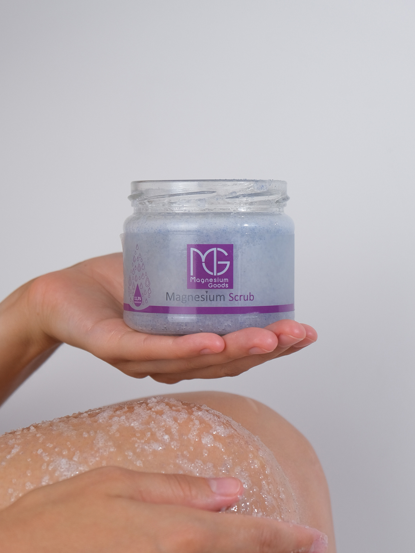 Сахарно-солевой скраб для тела с магнием Magnesium Scrub Magnesium Goods модель 681207 Фото