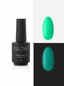 Люминесцентный гель-лак Neon Green Elf, неоновый зеленый GLOSS COMPANY модель 4823271410783 Фото