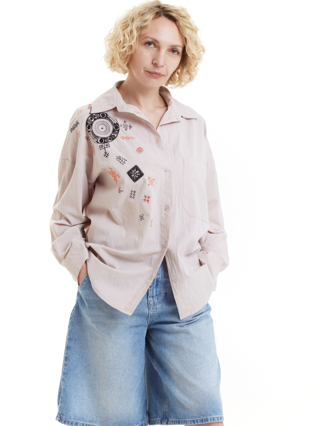 Вышитая рубашка BAVNA модель 707vysh Фото