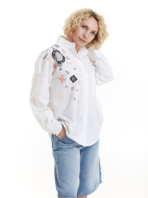 Вышитая рубашка BAVNA модель 707vyshb Фото