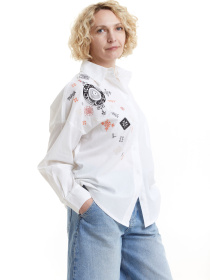 Вышитая рубашка BAVNA модель 707vyshb Фото